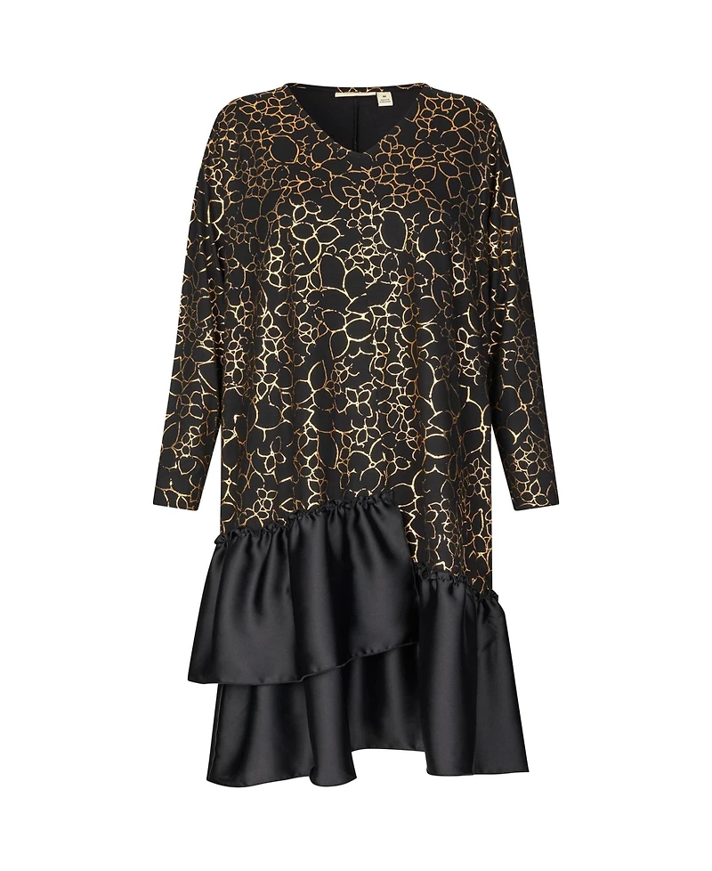 Masai Copenhagen Women's MaNylindra Metallic Floral Print Dress