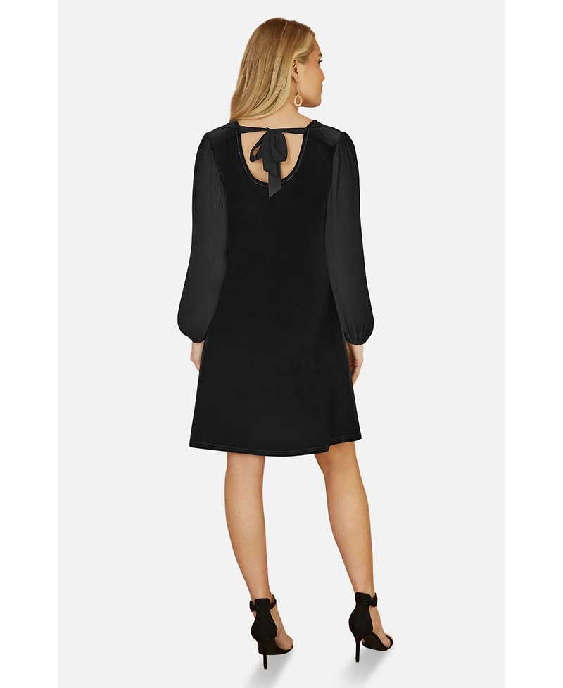 Yumi Women's Velvet Tunic Dress