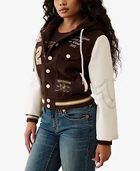 True Religion Women's Anniversary Varsity Jacket