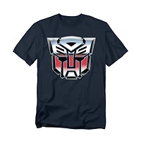 Logovision Men's Transformers Autobot Airbrush Logo T Shirt