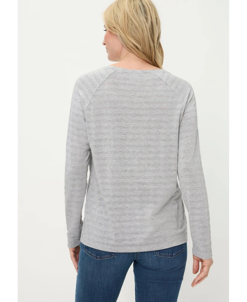 Olsen Women's Sparkle Stripe T-Shirt