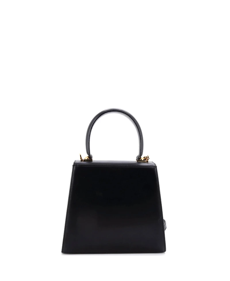 Pre-Owned Salvatore Ferragamo Mini Gancini Convertible Top Handle Bag Leather