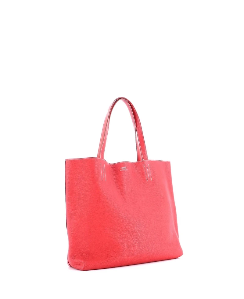 Pre-Owned HERMES 45 Double Sens Tote Clemence