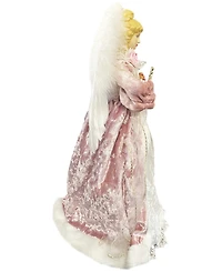 Santa's Workshop 16" Mauve Victorian Angel Tree Topper