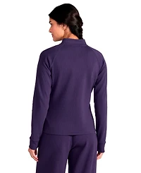 Puma Women's Textured Knit Full-Zip Jacket