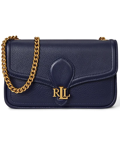 Lauren Ralph Lauren Bradley Small Pebbled Leather Crossbody Wallet