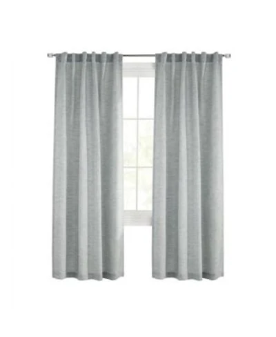 Legacy Commonwealth Danbury Dual Header Curtain Panel 52x84 X22 Blue