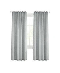 Legacy Commonwealth Danbury Dual Header Curtain Panel 52x84 X22 Blue