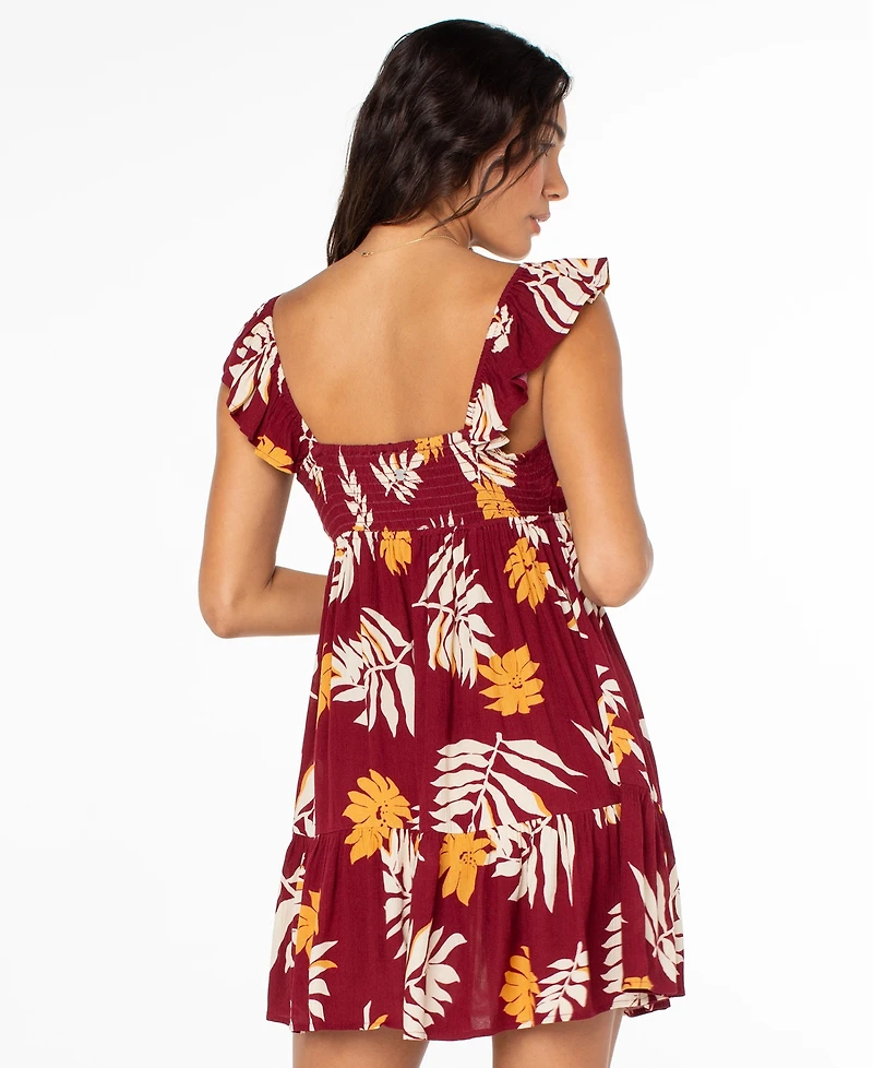 Roxy Women's Palmy Days Scoop Neck Mini Dress