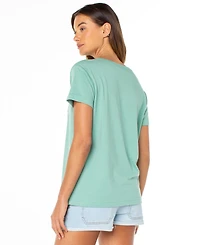 Roxy Women's Rising Boyfriend Crewneck Short-Sleeve T-Shirt