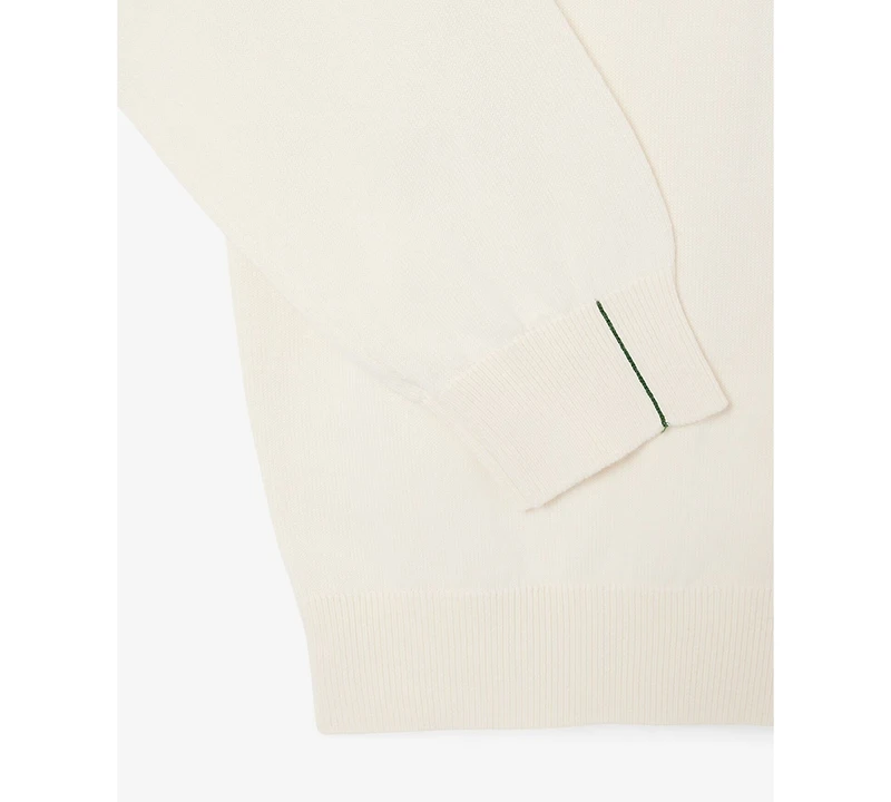 Lacoste Men's Solid Croc Sweater