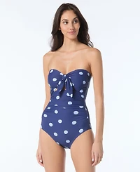 kate spade new york Women's Bandeau One-Piece Swimsuit