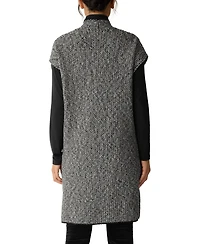 Eileen Fisher Women's Boxy High-Collar Top