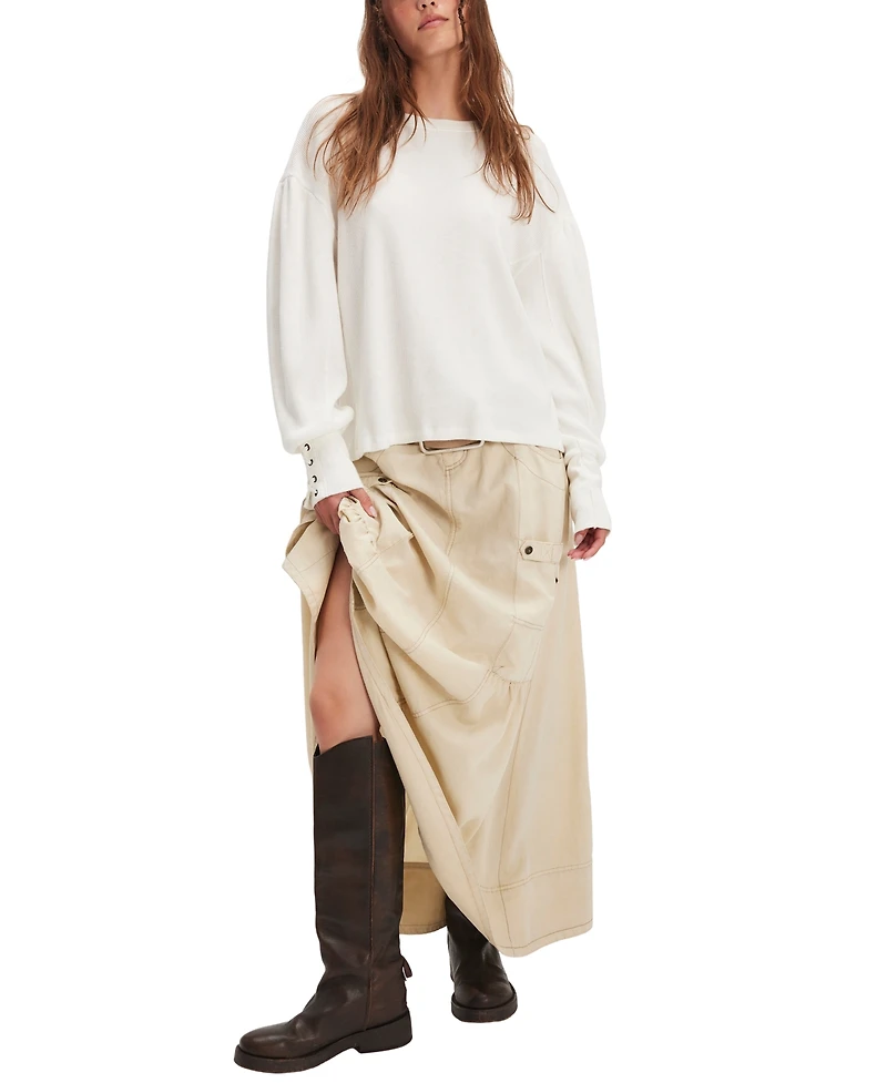 Free People Women's Lapis Long-Sleeve Top