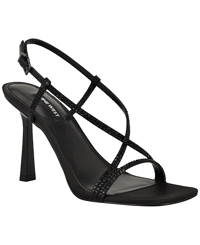 Nine West Women's Vallanh Square Toe Dress Sandals