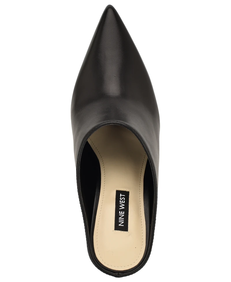 Nine West Women's Amini High Block Heel Mules
