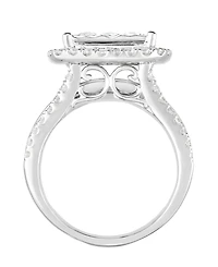 Macy's Diamond Round Halo Ring (2 ct. t.w.) in 10k White Gold