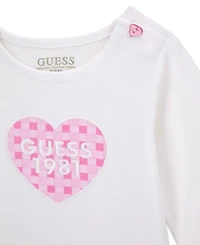 Guess Baby Girls Long-Sleeve T-Shirt and Leggings, 2-Piece Set