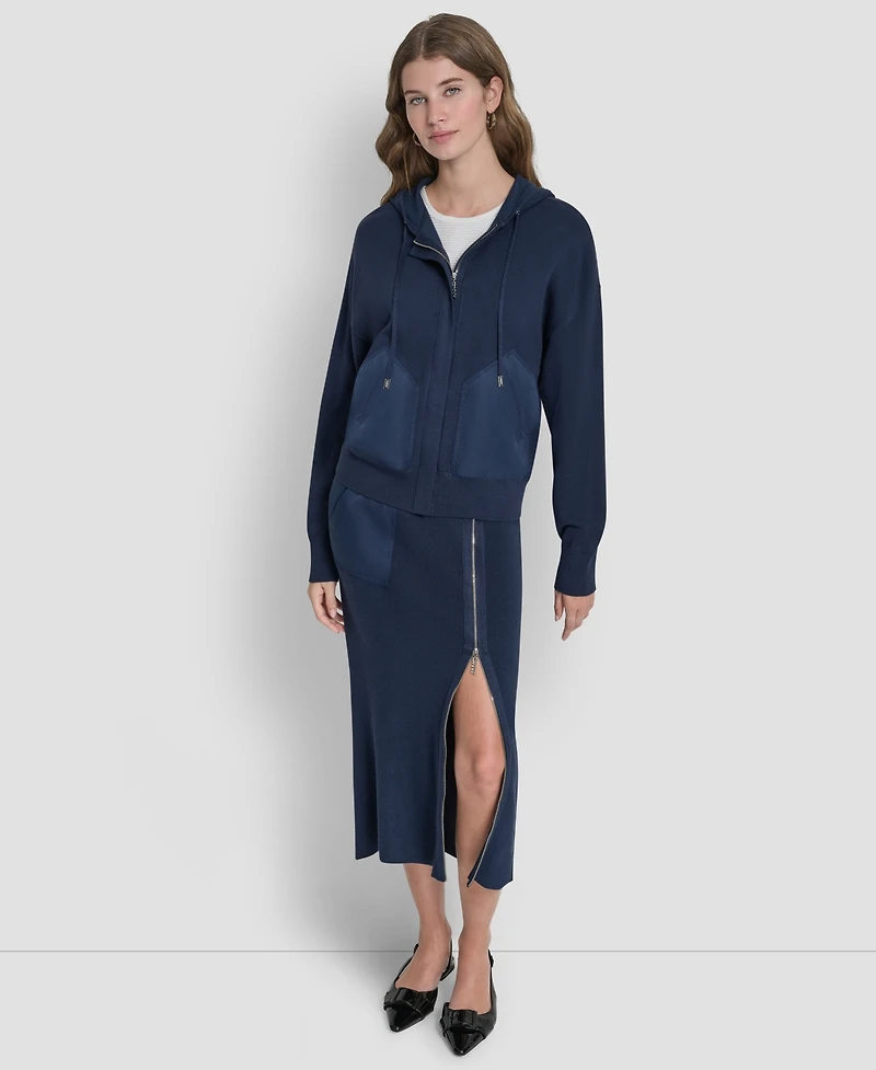 Dkny Women's Hooded Sweater