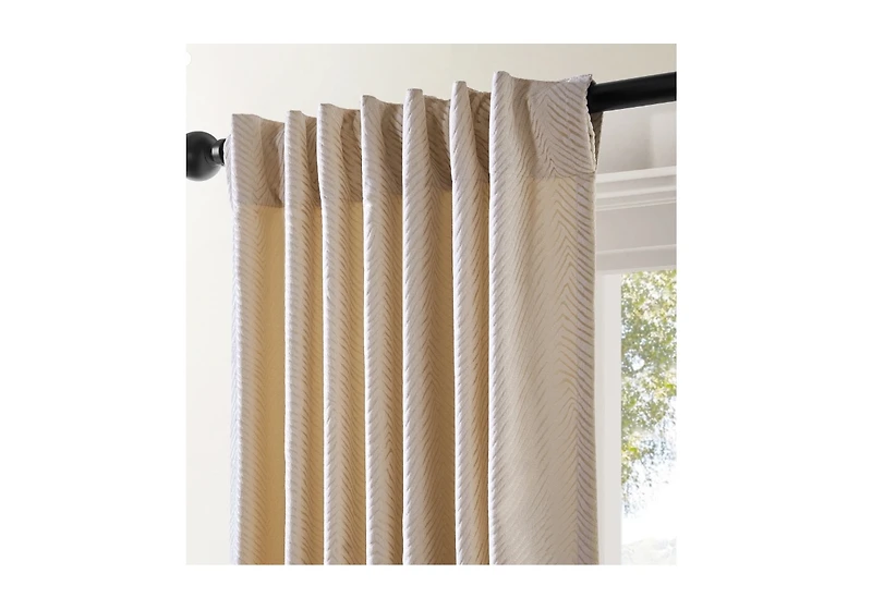 Z Gallerie Kenzo Curtain - White