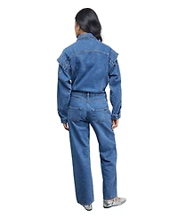 Warehouse Women's Tony Denim Jumpsuit