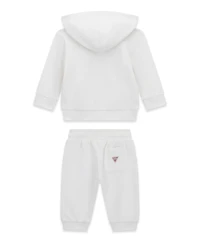 Guess Baby Boys Long-Sleeve Hooded Sweatshirt and Sweatpants, 2-Piece Set