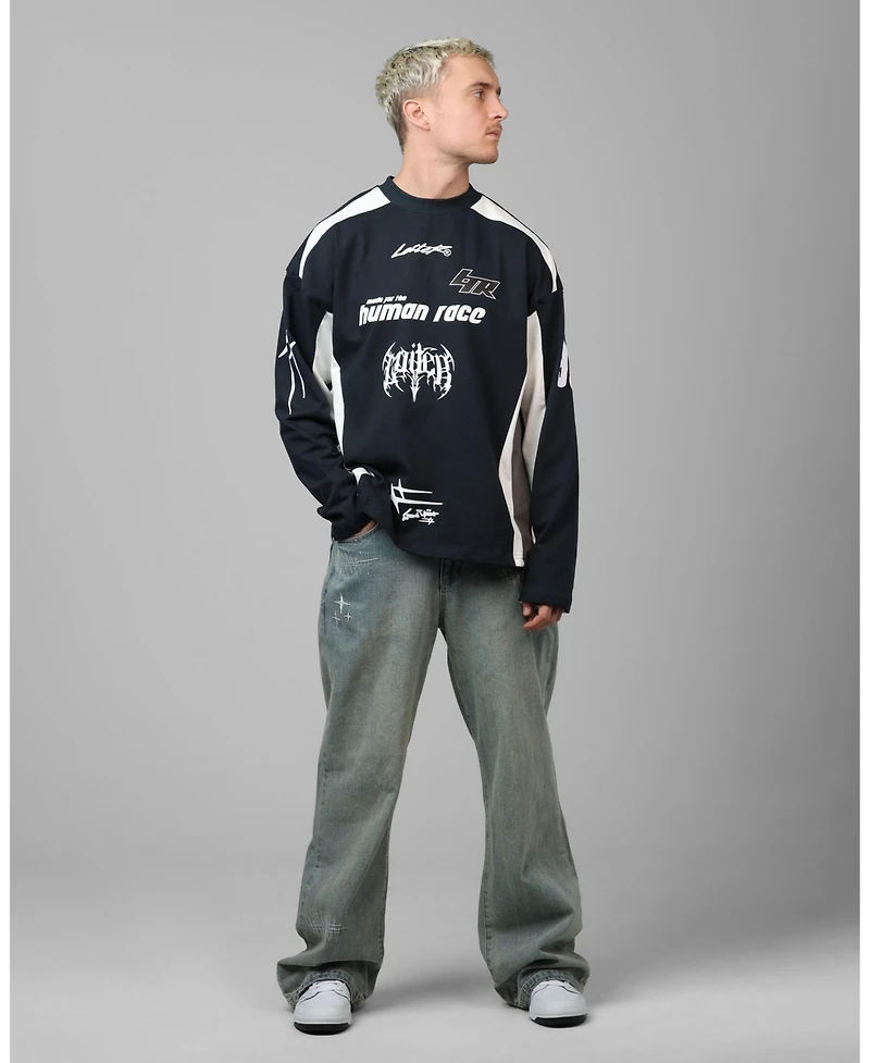 Loiter Men's mnml Night Crawler Ls Tee