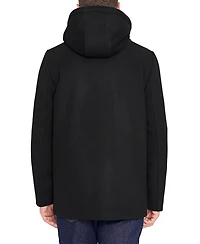 Sam Edelman Men's Hooded Wool Coat