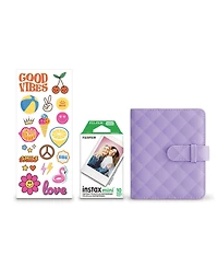 Fujifilm Fujifilm Instax Mini 12 Blue Holiday Bundle 2025, Pastel Blue