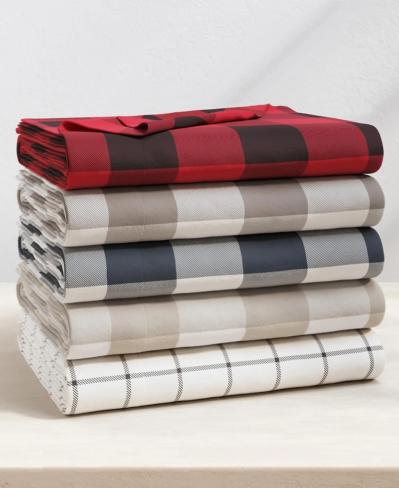 Linery & Co. 100% Turkish Cotton Flannel Printed Sheet Set