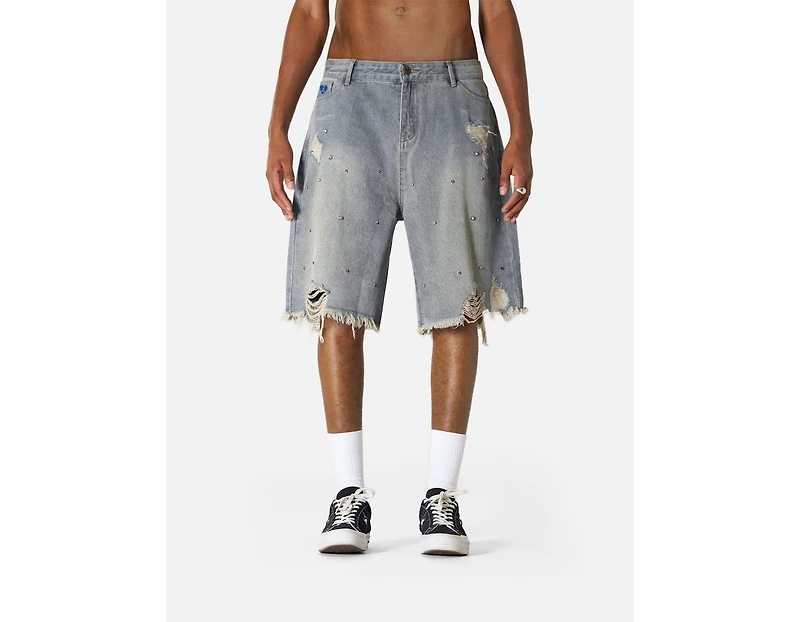 Aelfric Eden Men's Rhinestone Application Shorts