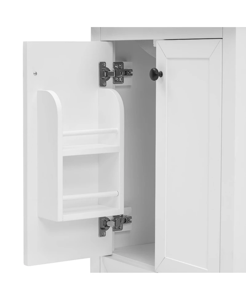 Casainc 24" Bathroom Vanity with Sink, Cabinet with One Drawer and Doors, Solid Wood and Mdf