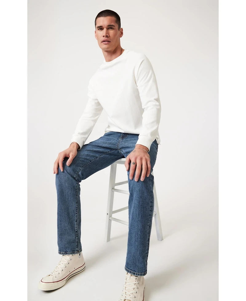 Mavi Jeans Men's Mavi Zach Straight Leg In Dark Faded Classic Blue