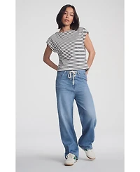 Mavi Jeans Women's Nella Wide Leg Light Blue Well
