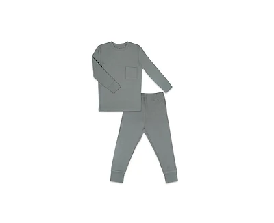 Everly Grey Little Boys Emerson Fitted Long Sleeve Two-Piece Pajamas