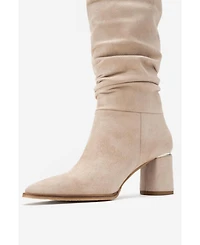 Prologue Shoes Vianella Block Heel Knee High Boot (Women)