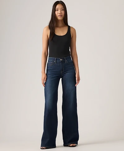Levi's Juniors' 318 Shaping Wide-Leg Mid-Rise Jeans