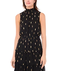 Msk Women's Sleeveless Tiered Maxi Dress