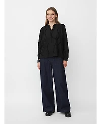 Masai Copenhagen Women's MaDolvira Ruffle Detail Blouse