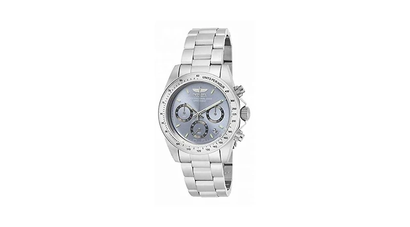 Invicta Men's ILE9211A Speedway Quartz Chronograph Charcoal Dial Watch