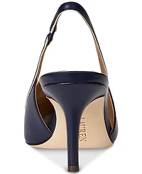 Lauren Ralph Lauren Women's Khloe Leather Slingback Loafer Pump