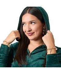 Juicy Couture Triple Heart Drop Earrings