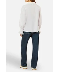 Yumi Women's Lace Trim Shirt