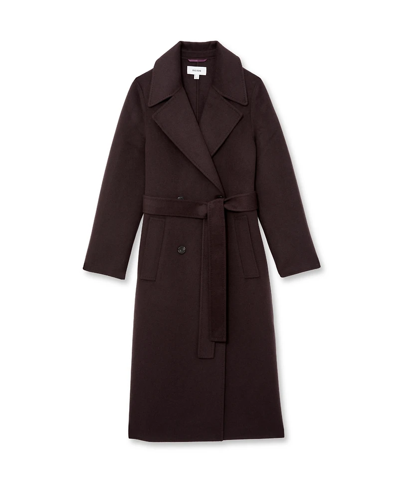Reiss Women's Double-Breasted Blindseam Wool-Blend Coat