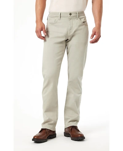 Mavi Jeans Men's Mavi Matt Relaxed Straight Leg In Silver Casual Twill