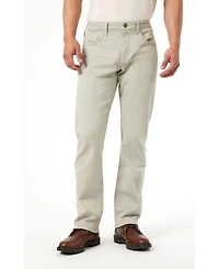 Mavi Jeans Men's Mavi Matt Relaxed Straight Leg In Silver Casual Twill