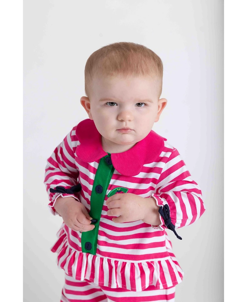 Florence Eiseman Baby Girls One Piece & Suits & Sets Knit Longall With Ladybug