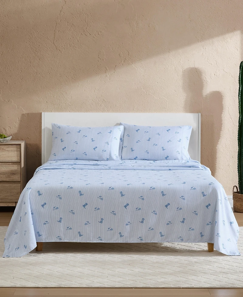 Closeout! Wrangler Microfiber -Pc. Sheet Set