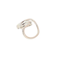 Women's The Wrap-Line Statement Ring - Chrome Silver