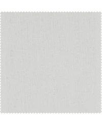 Half Price Drapes Crisp White French Linen Room Darkening Curtain